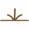 Ekena Millwork Richland Timber Gable Bracket, Western Red Cedar, 72"W x 42"H x 1 1/2"D x 3 1/2"F, 14/12 Pitch GBW072X42X0204RIC00SWR - alternate 2